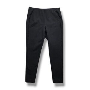 J Jill Ponte Leggings Womens Medium Black Pull On‎ Mid Rise Pants